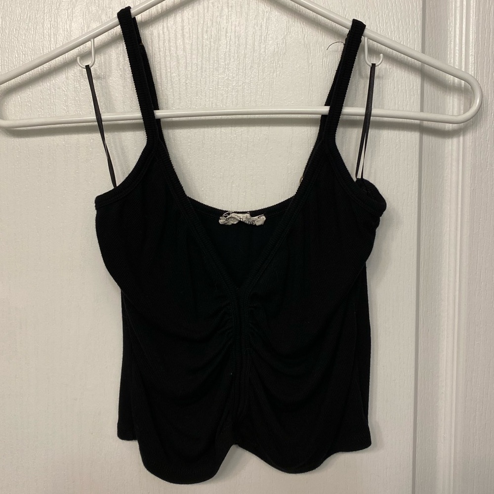 Windsor Ruched Front Crop Top Tank Top Size S - Picture 3 of 4